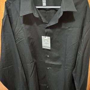 Van Heusen Men's Charcoal Pinstriped Dress Shirt-New